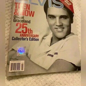 ELVIS Then & Now Magaine. Great condition Graceland 25th Anniversary